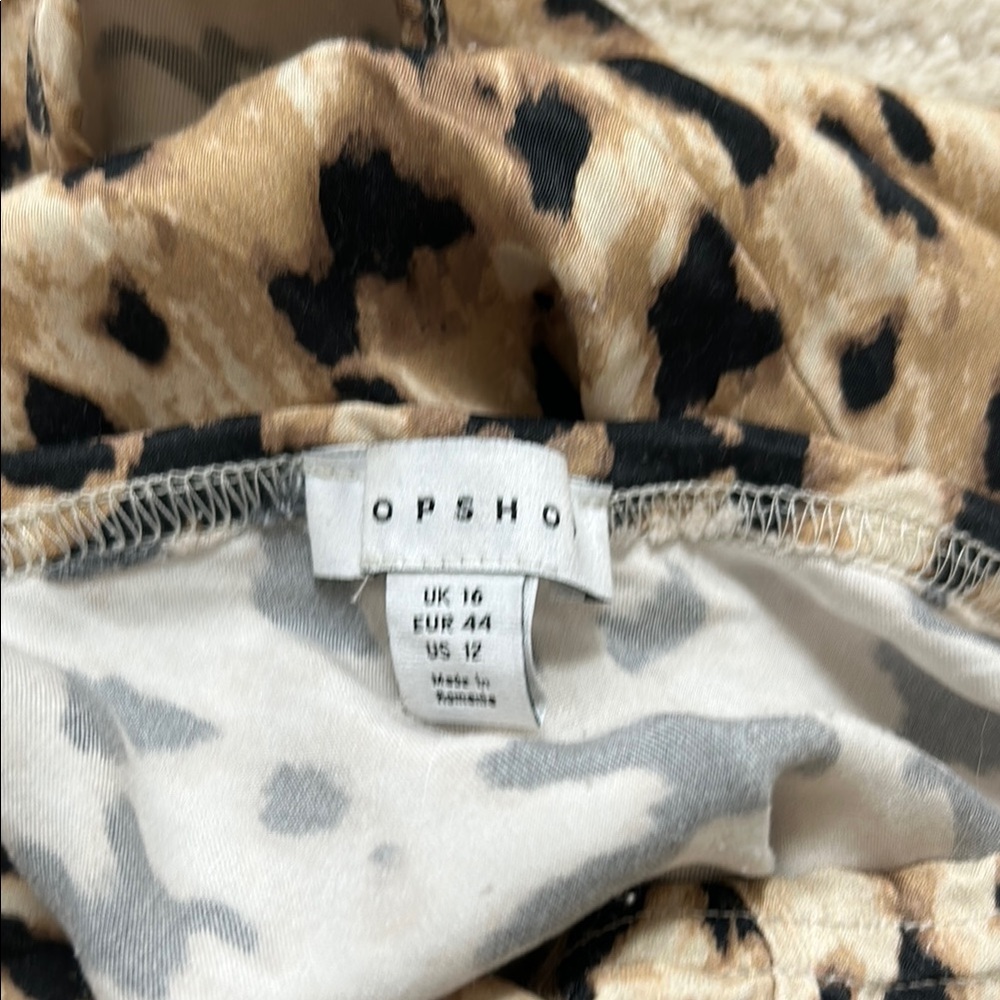 Leopard Print Women's Skirt - Picture 2 of 2